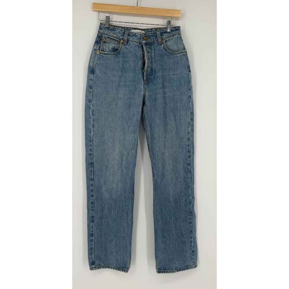 Heavy Manners Blue Straight Leg Jeans
